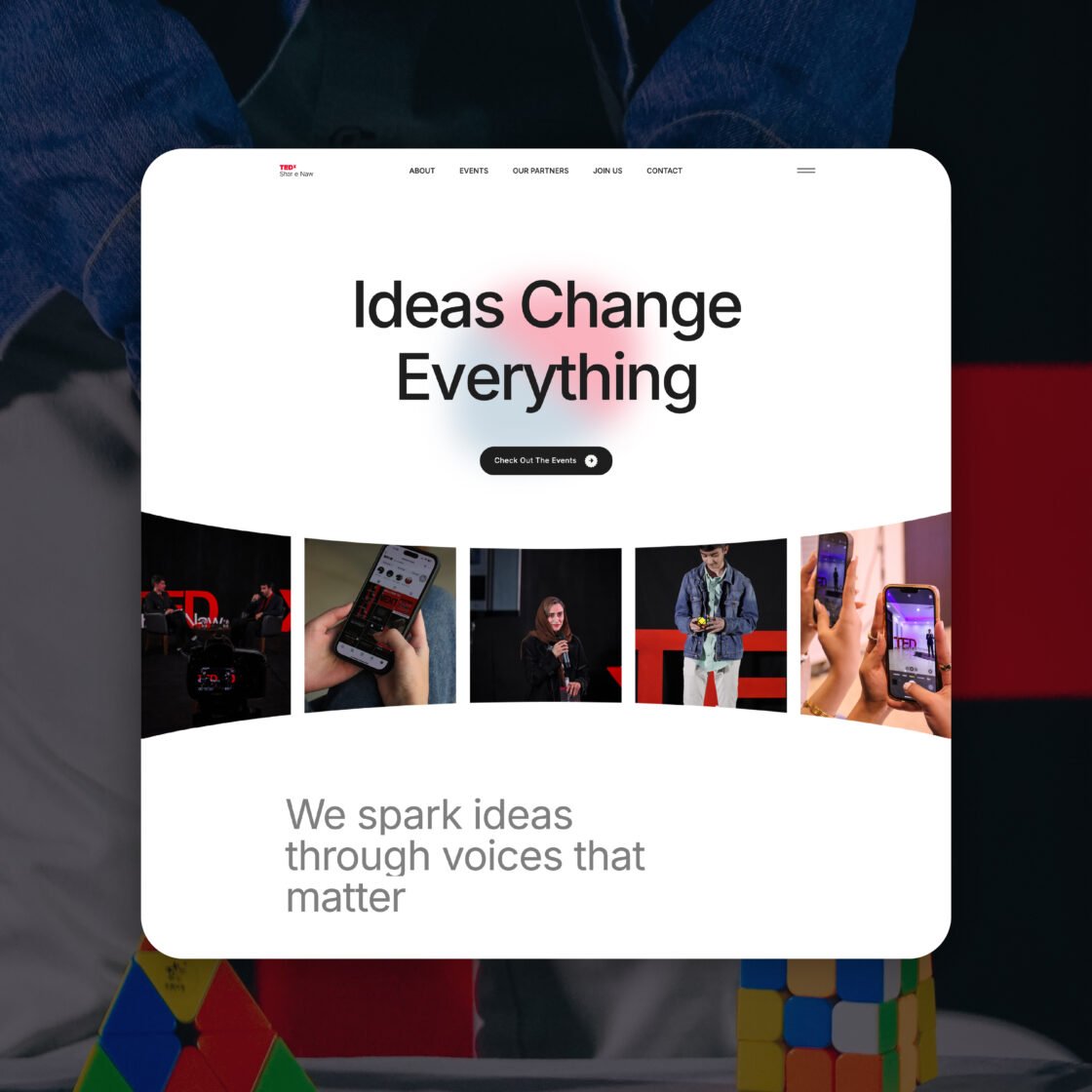 Web Development for TEDxShar e Naw